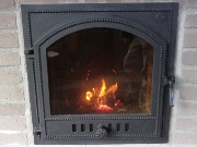 ベンチ付大型蓄熱型暖炉その２６